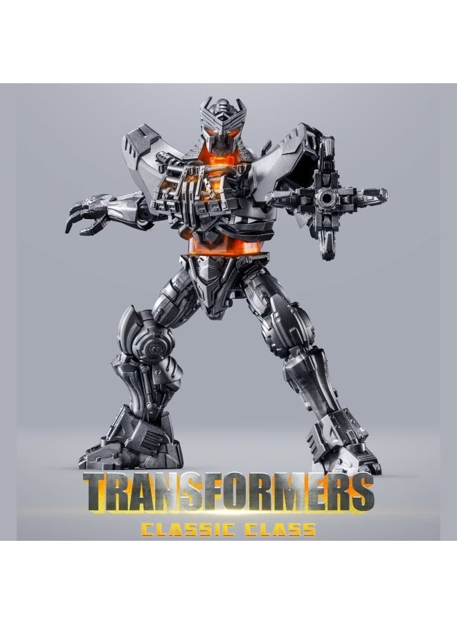 BLOKEES Transformers Classic Class Scourge | Collectible Action Figure Building Kit with Glowing Chest & Eyes | Fully Poseable Model Kit Toy for Kids & Adult Collectors - Image 2